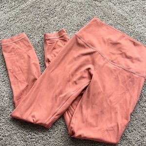 Pink Align leggings 7/8 length.